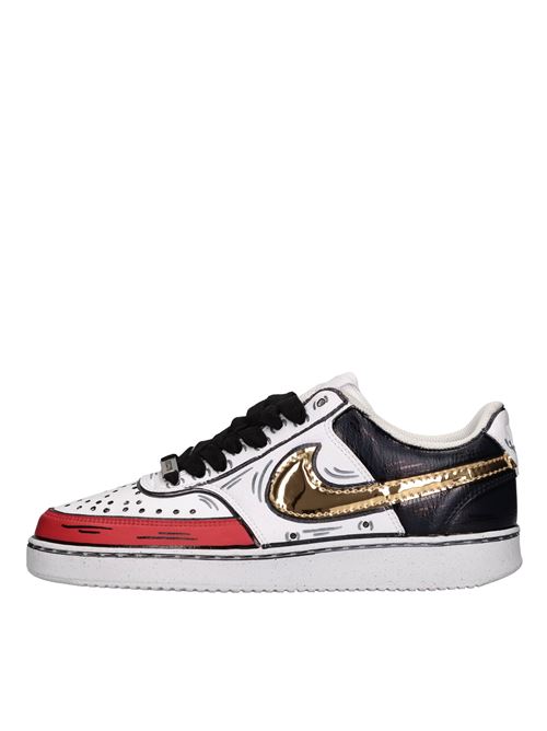 Eco-leather and fabric sneakers NIKE SEDDYS | NIKS412243BIANCO-ROSSO-BLU-ORO